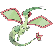 Flygon's Original Artwork from Pokemon Ruby and Sapphire