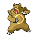 Ursaring's sprite from Pokemon Diamond and Pearl