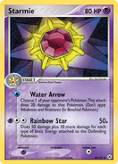 Starmie's card in the Hidden Legends Expansion