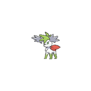 Skymin's front sprite from the Sixth and Seventh Generations