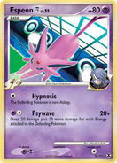 Lucien's Espeon card