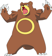 Ursaring's model for the Pokemon Anime