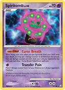 Spiritomb's card from the Legends Awakened expansion