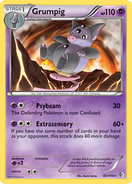 Grumpig's card in the Boundaries Crossed Expansion