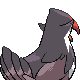 Staraptor's Fourth Generation back sprite