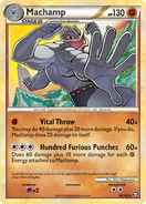 Machamp's first card in the Triumphant Expansion