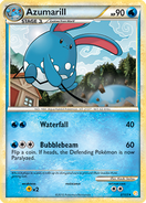 Azumarill card in the HeartGold/SoulSilver Expansion