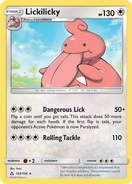 Lickilicky's card in the Ultra Prism Expansion