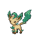 Leafeon's sprite in Pokemon Heart Gold and Soul Silver