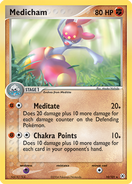 Medicham's Premiere Pokemon Card in the Hidden Legends Expansion