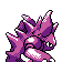 Nidoking's back sprite from the Second Generation