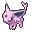 Espeon's Over World sprite from Pokemon Conquest