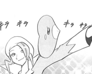 Luvdisc in the Pokemon Manga