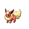 Flareon's front sprite from the Fifth Generation
