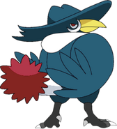 Honchkrow's model for the Pokemon Anime