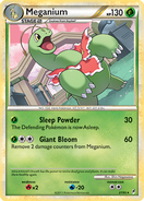 Meganium's card in the Call of Legends Expansion