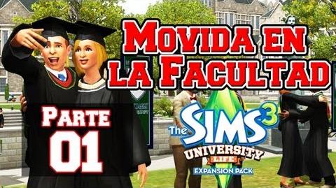 Los Sims 3 Movida en la Facultad Parte 01 La mascota (Review de ropa y cabellos)-1