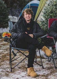 Karl In MrBeasts "I Survived 24 Hours Straight In Ice" video