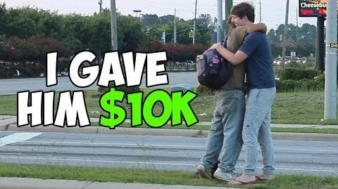 Giving A Random Homeless Man $10,000 | MrBeast Wiki | Fandom