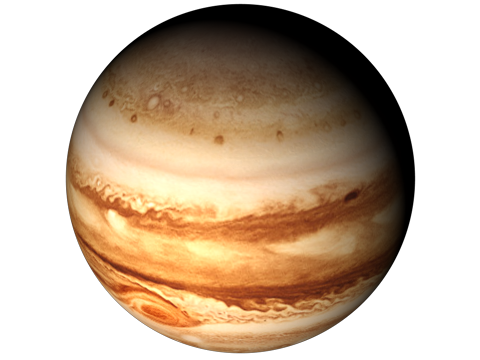 Planet Jupiter - 3D Model by 3dstudio