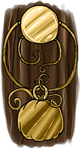 Gold Pommekin Knocker