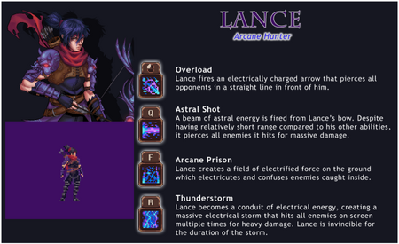 Lance and his abilities