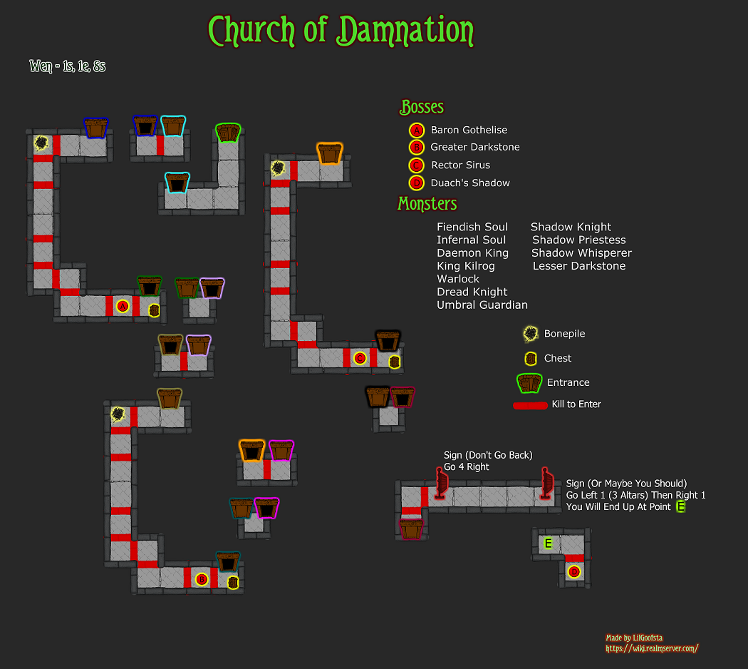 Realm of Damnation Guide and Map