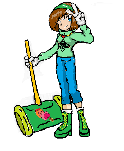 Amy Rose on hoverboard 3 Sonic the hedgehog clipart image 