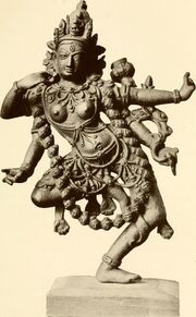 Kali sculpture from Calcutta Art gallery 1913 (2)