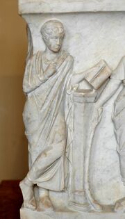 Calliope sarcophagus Louvre Ma475