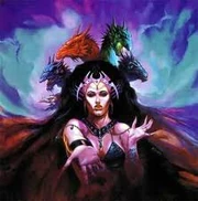 Repesentación de la diosa tiamat