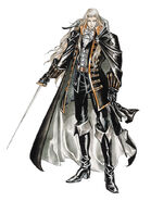 Alucard de la serie de videojuegos Castlevania.
