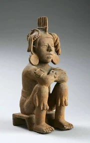 Xochipilli, terracota azteca. Museo Lombardo.