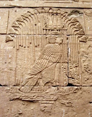 Imagen de Mandulis del templo de Kalabsha en Nubia.