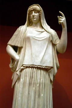 arte de la mitología griega hestia