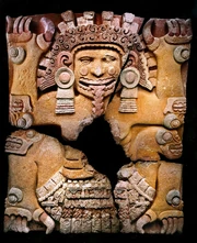 Monolito de Tlaltecuhtli descubierto en Ciudad de México en el 2006 (1502 CE)