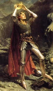 Pintura del rey Arturo de Charles Ernest Butler