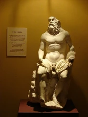 Estatua de Nereo en el Museo Arqueológico de Carmona (Sevilla)