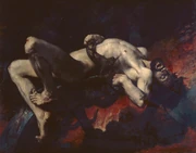 Ixión por Jules-Elie Delaunay