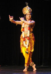 Flickr - dalbera - Danseuse de Kuchipudi jouant Krishna (musée Guimet)