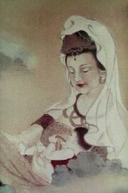 Guanyin and child