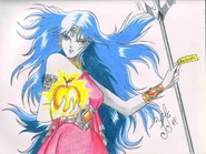 Eris z anime "Rycerze Zodiaku"