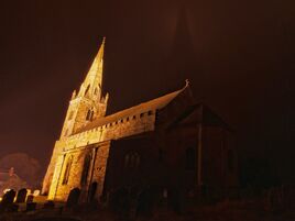 All Saints' Brixworth Shadows 2013-09-29