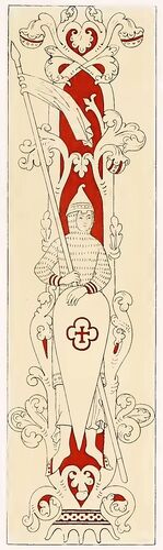 Normannenschild 1160-1220, trachtenkunstwer02hefn Taf.093F