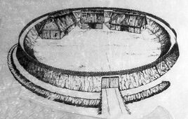 Ringwall von Burg Rekonstr