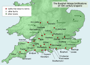 Wessex Anglo-Saxon burhs 10.Jh