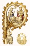 Bischofsstab mit Marienkrönung (München, 1300-1350)
