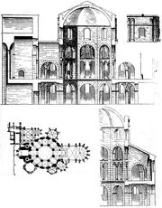 Aachen Pfalzkapelle Rekonstruktion 1887