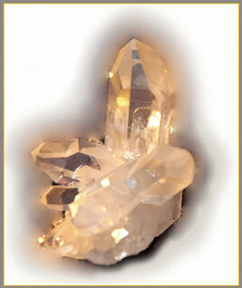 Quartz crystals druse