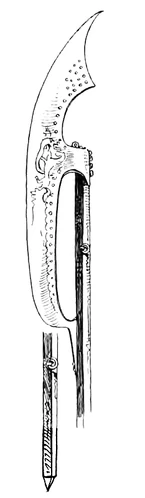 Bardiche 15.Jh., Waffenkunde@Boeheim p372, Fig.440